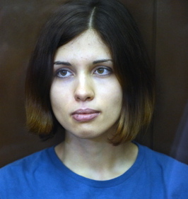 Nadezhda Tolokonnikova of Pussy Riot - Photo by Natalia Kolesnikova AFP/Getty Images