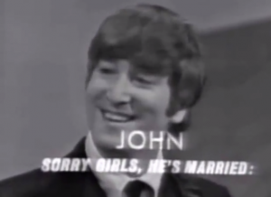 TV Monitor introduces John Lennon to America