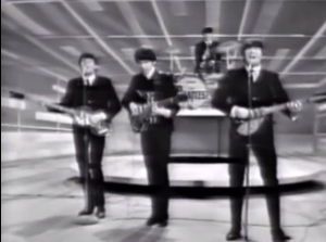 The Beatles on Ed Sullivan - photo courtesy of CBS