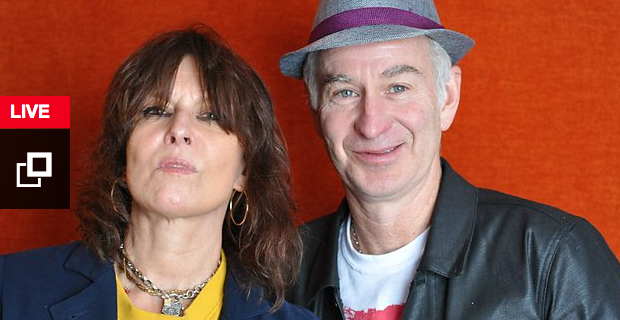 Chrissie Hynde and McEnroe