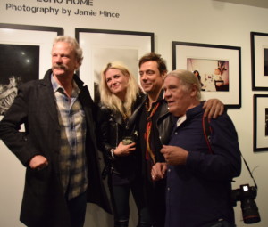 Peter Blachley with Alison Mosshart, Jamie Hince and Henry Diltz