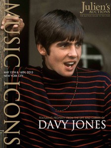 Davy Jones, George Harrison and Elvis' items go up for bid May 15-16.