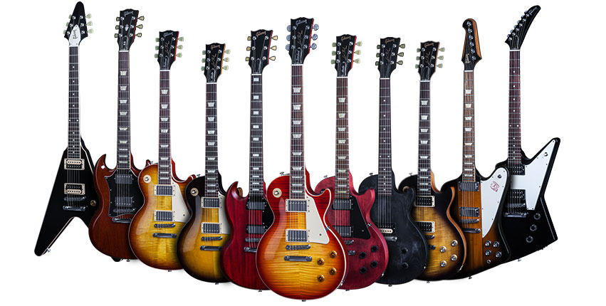 Gibson 2016 Models - Photo courtesy of Gibson for East Coast Rocker