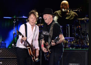 Paul McCartney and Neil Young - Kevin Mazur for Desert Trip