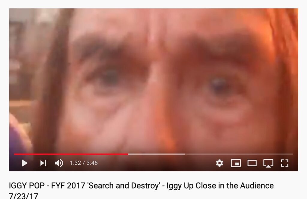 Iggy Pop Up Close