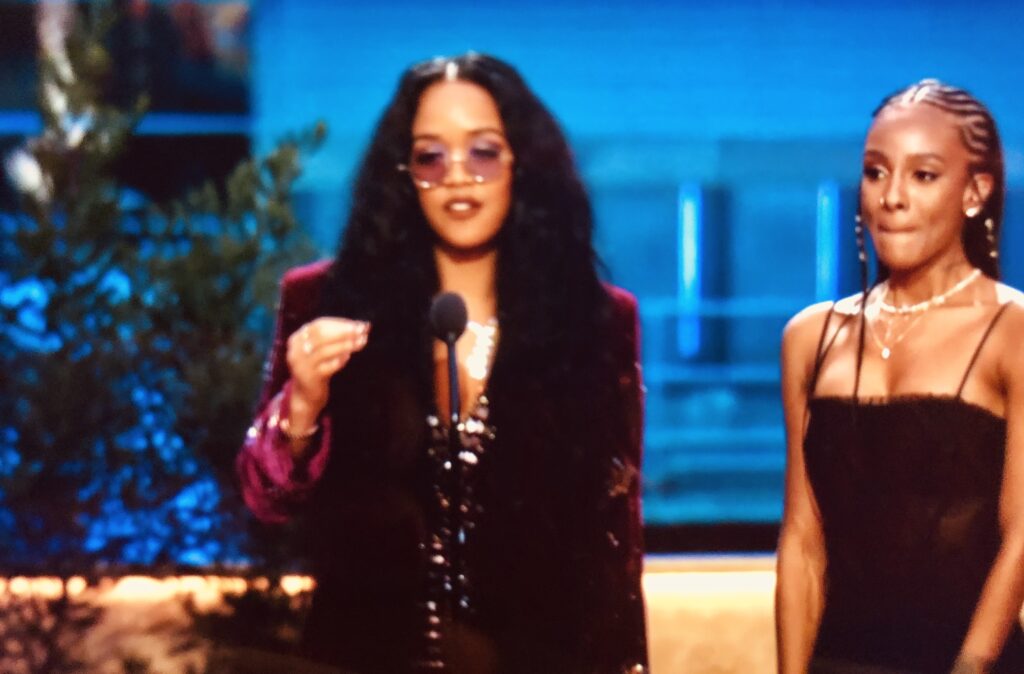 H.E.R. wins Song of the Year - Courtesy