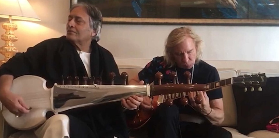 Amjad Ali Khan and Joe Walsh